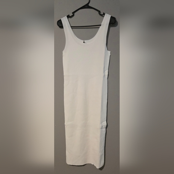 The Drop Women's Yasmin Rib Midi Sweater Tank Dress #623 - Picture 2 of 11